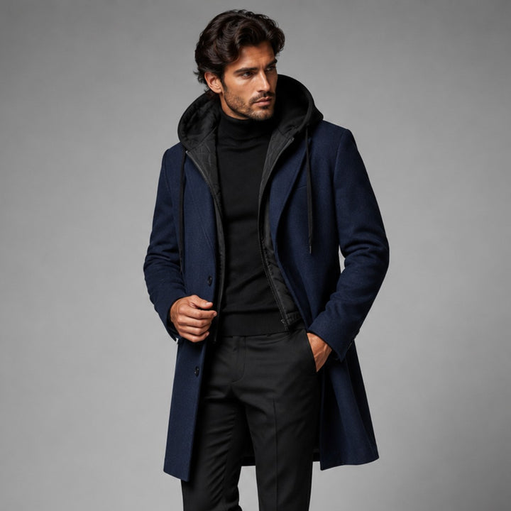 Toggle-Fastened Duffle Coat