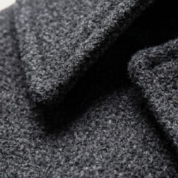 The Vicenza Men's Long Double Breasted Wool Trench Coat