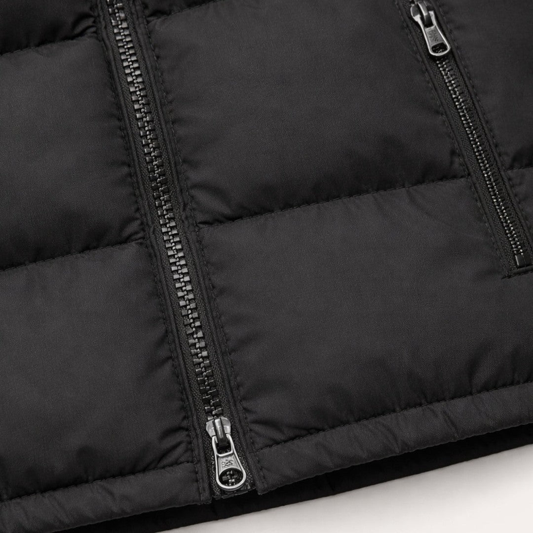 Padded Zip-Front Puffer Gilet with Zip Pockets