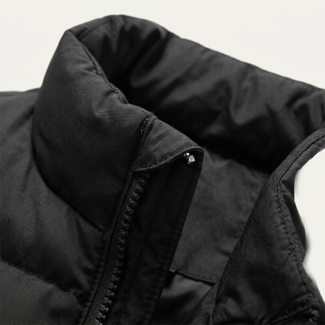 Padded Zip-Front Puffer Gilet with Zip Pockets