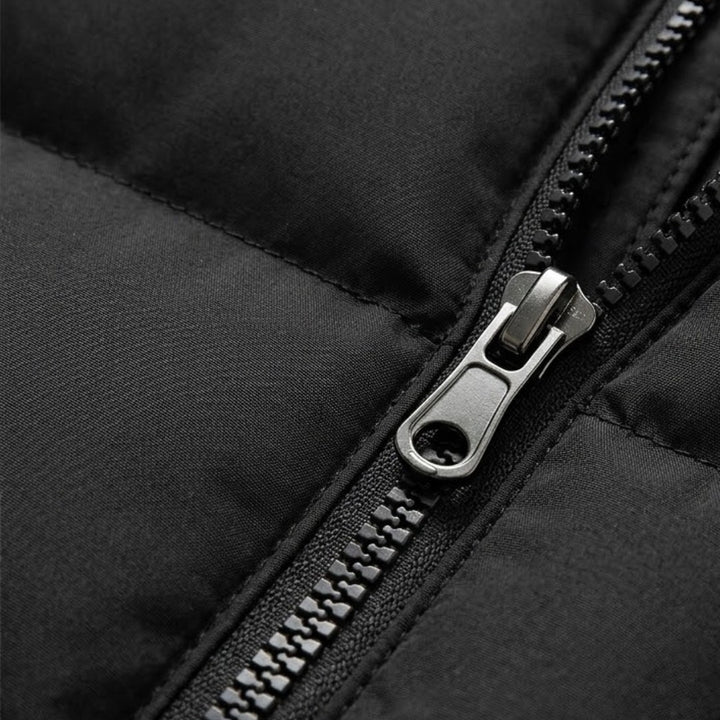 Padded Zip-Front Puffer Gilet with Zip Pockets