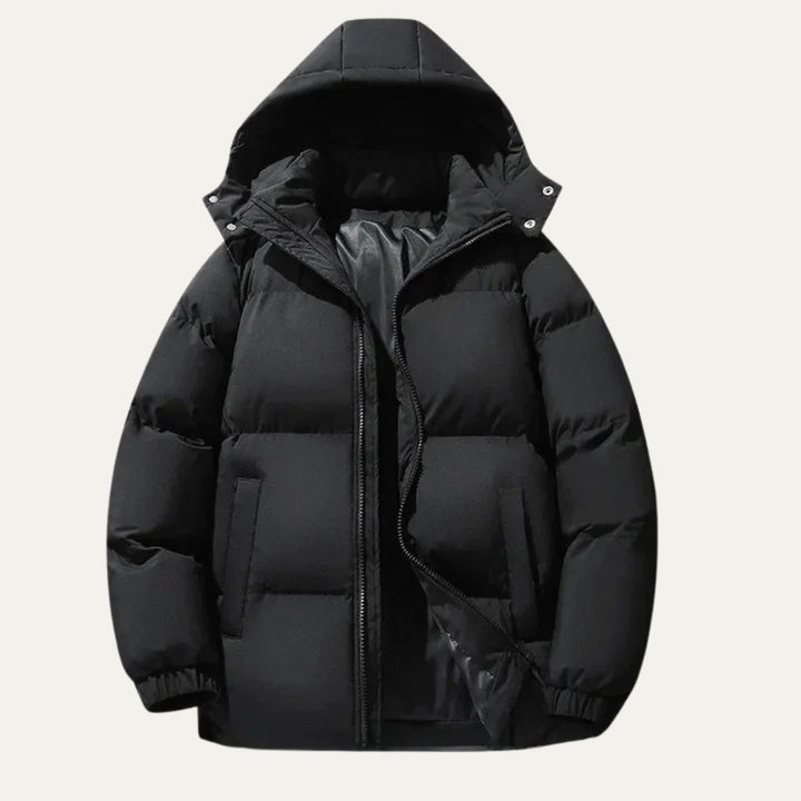 The Whitaker Men’s Warm Insulated Hooded Puffer Jacket