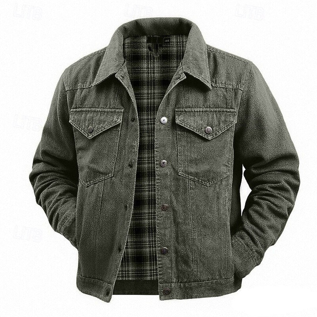 Harrison Ridge | Rugged Lined Trucker Jacket