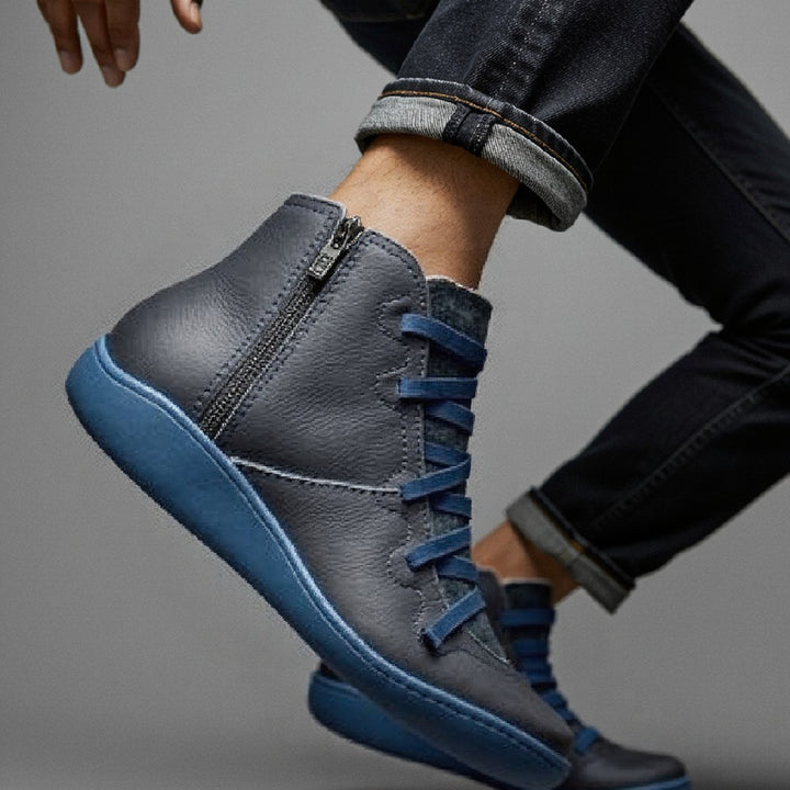 Zip-Up Ankle Boots