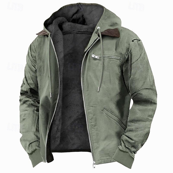 Gideon | Fleece-Lined Hooded Jacket