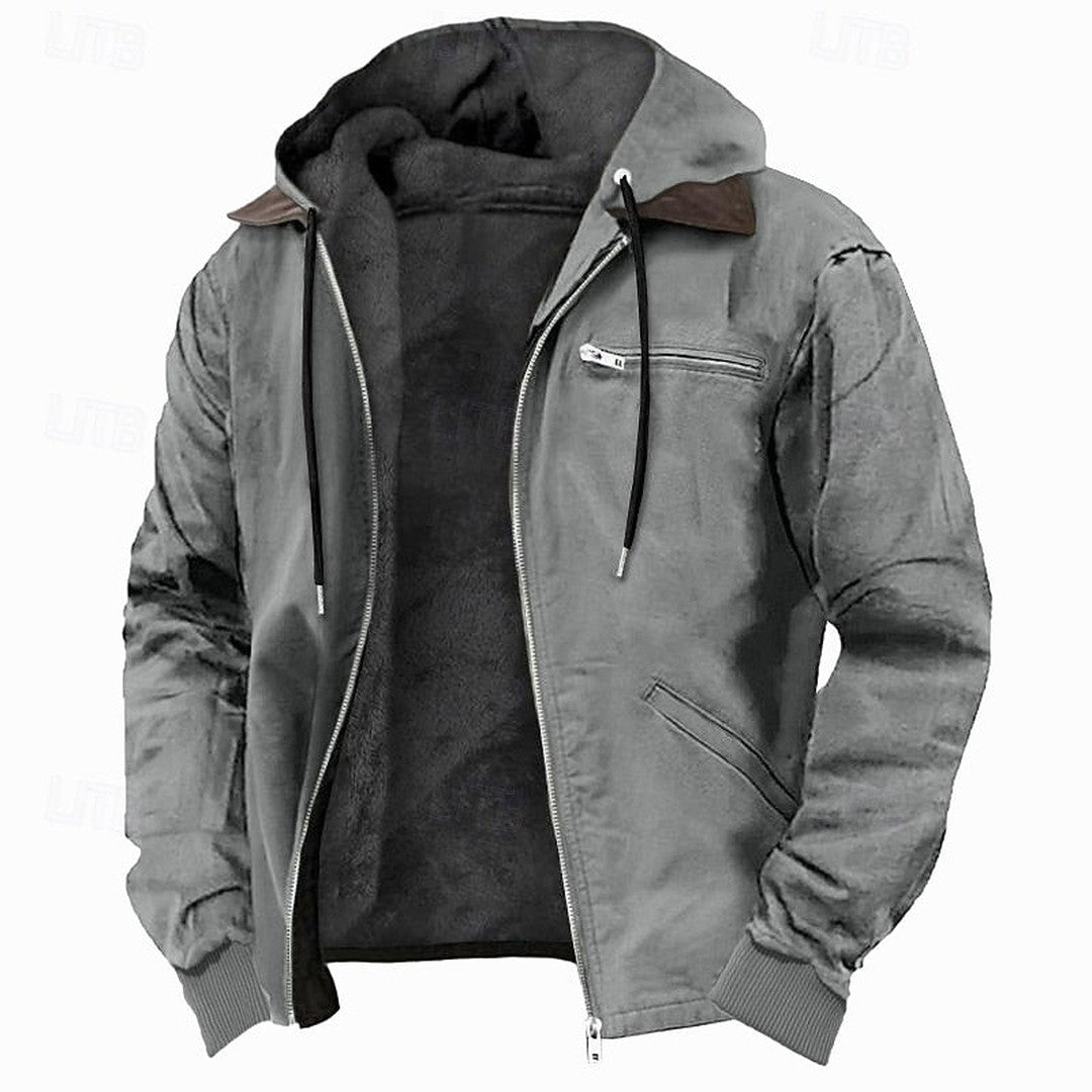 Gideon | Fleece-Lined Hooded Jacket