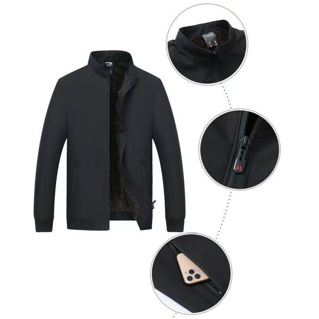 Soft-Shell Stand Collar Jacket