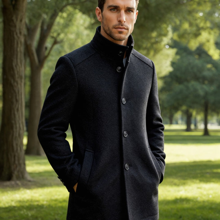 The Highlander Men’s Premium Wool Winter Overcoat