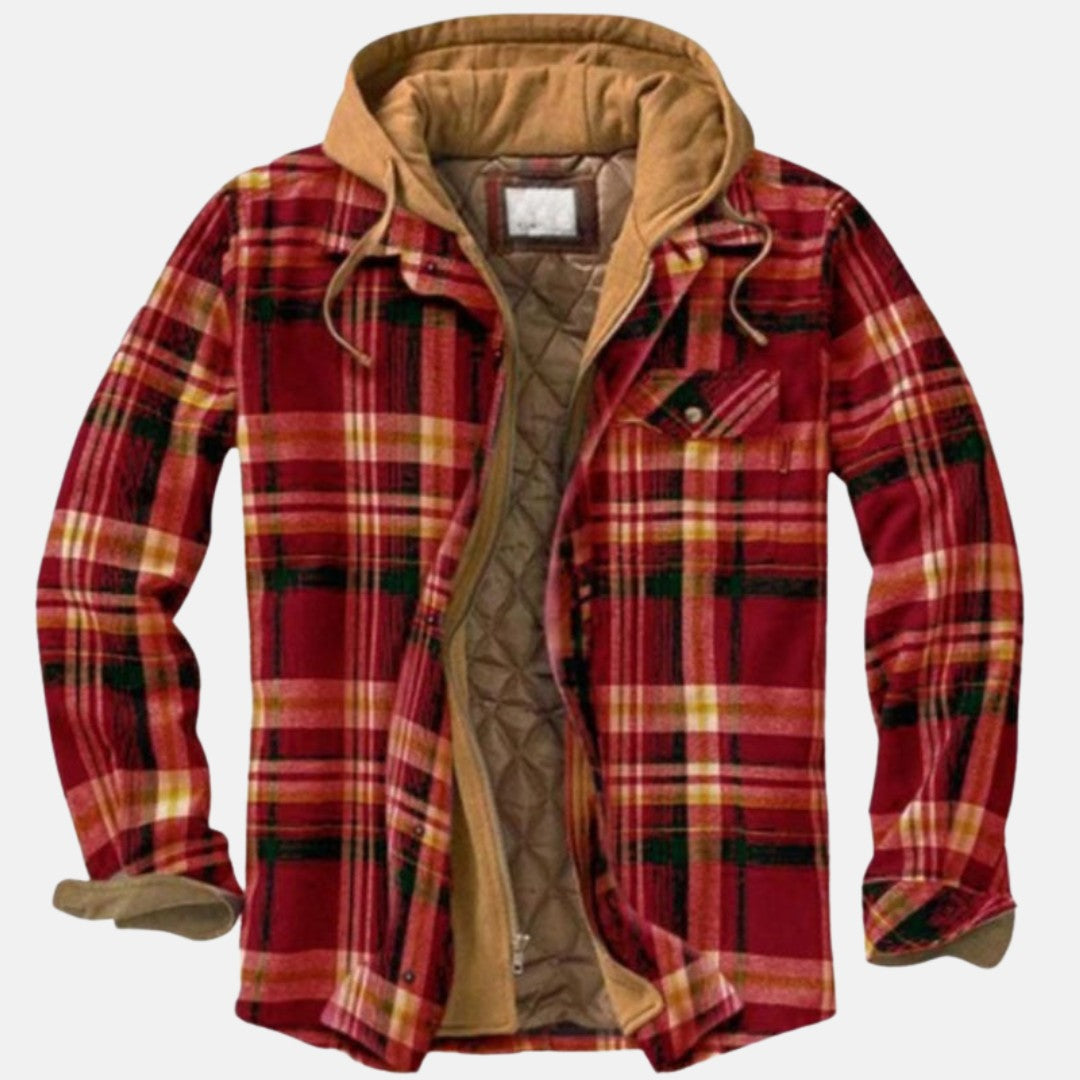 Rhett | Rugged Hooded Plaid Jacket