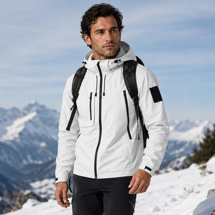 The Seathwaite Lightweight Waterproof Windbreaker – Hooded Rain Jacket for Men