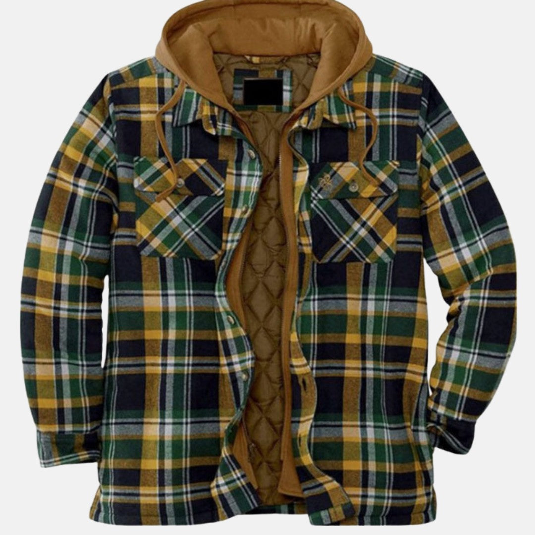 Rhett | Rugged Hooded Plaid Jacket