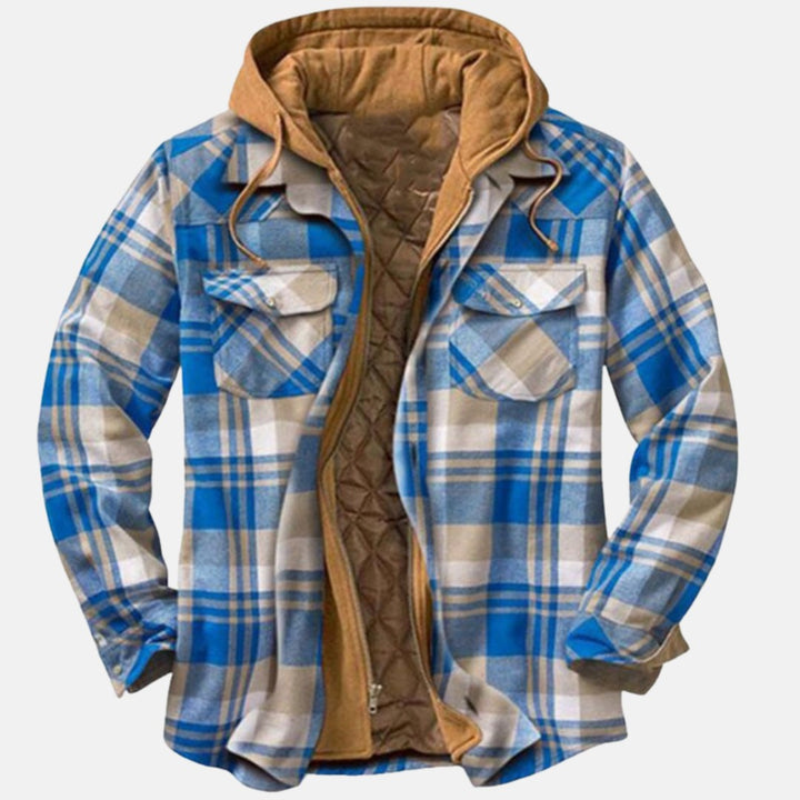 Rhett | Rugged Hooded Plaid Jacket