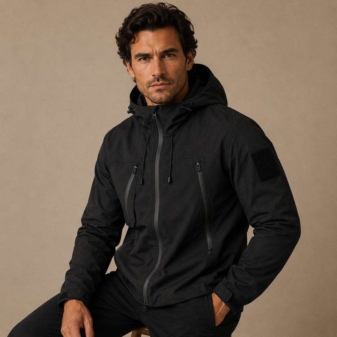 The Seathwaite Lightweight Waterproof Windbreaker – Hooded Rain Jacket for Men