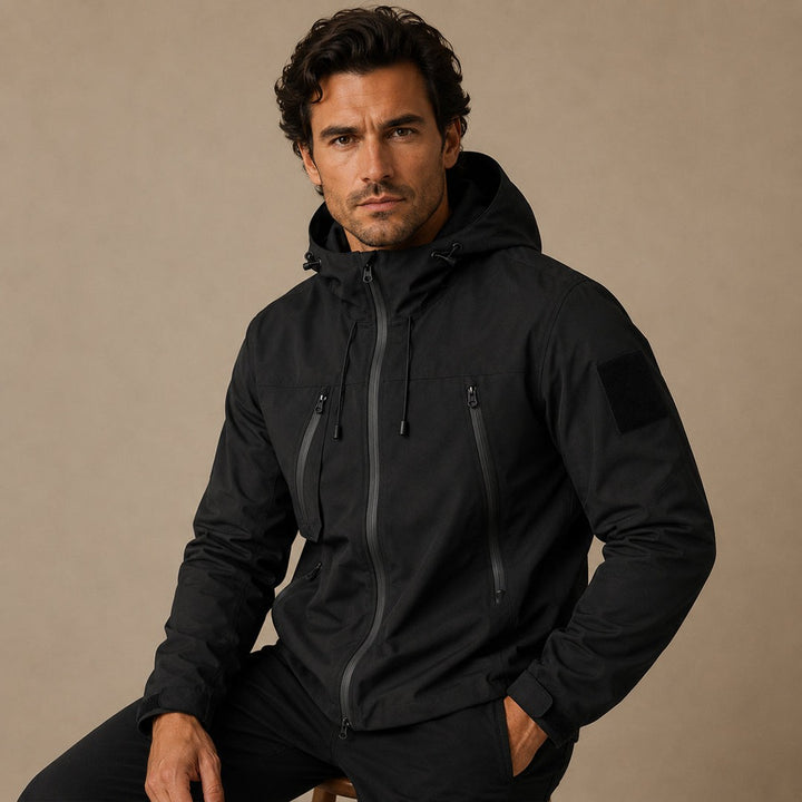 The Seathwaite Lightweight Waterproof Windbreaker – Hooded Rain Jacket for Men