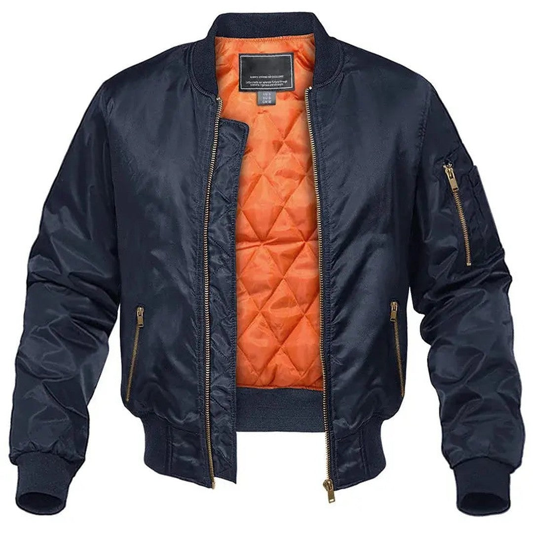 Harrington Oxford | Men’s Quilted Bomber Pilot Jacket Harrington Oxford