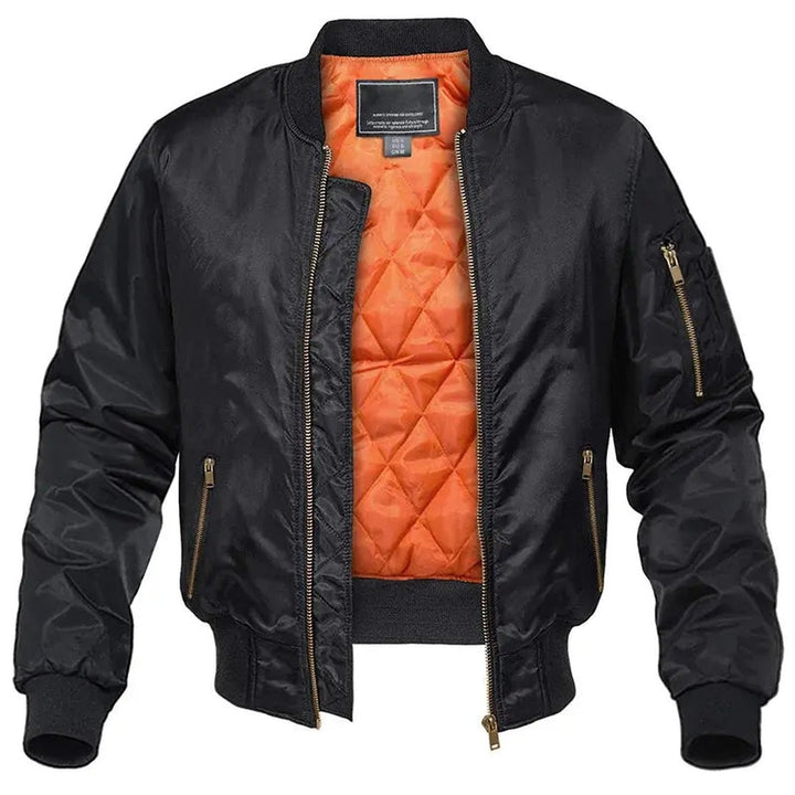 Harrington Oxford | Men’s Quilted Bomber Pilot Jacket Harrington Oxford