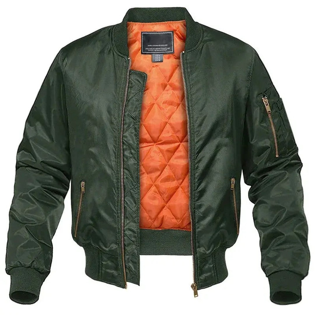 Harrington Oxford | Men’s Quilted Bomber Pilot Jacket Harrington Oxford