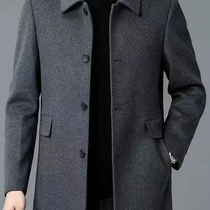 Douglas | Refined Single-Breasted Overcoat