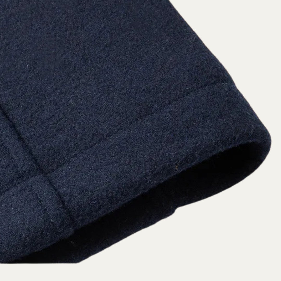 The Kensington Men’s Double Collar Business  Wool Trench Coat