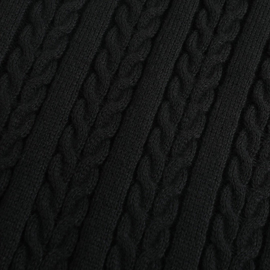Gideon | Cable-Knit V-Neck Sweater Vest