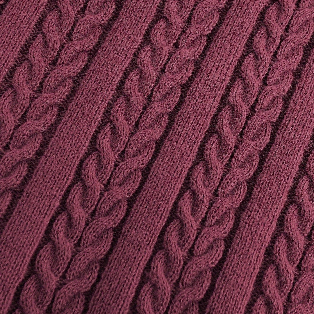 Gideon | Cable-Knit V-Neck Sweater Vest