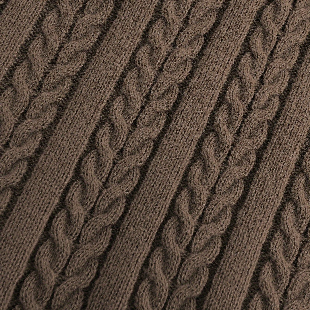 Gideon | Cable-Knit V-Neck Sweater Vest