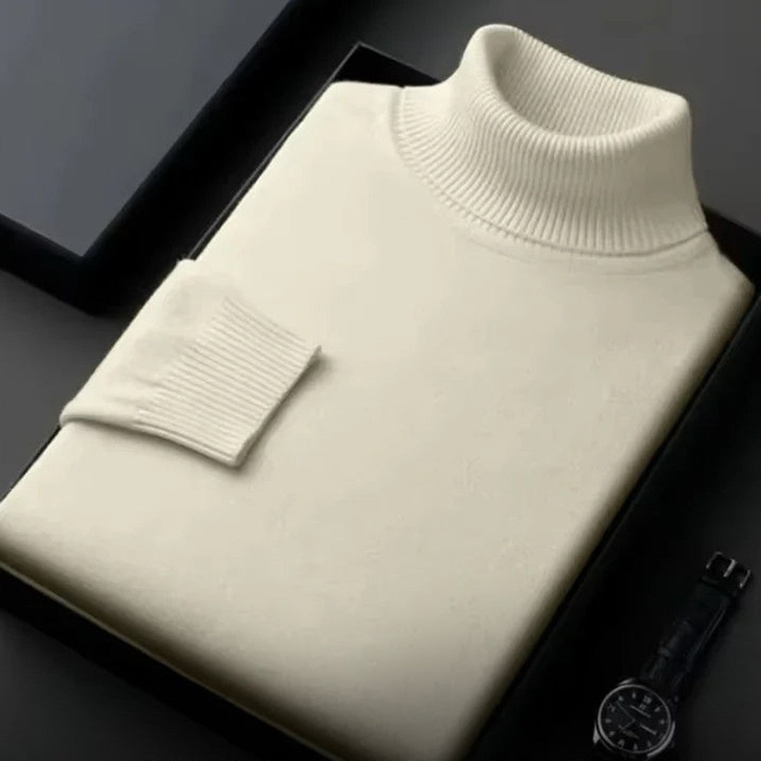 Relaxed Roll-Neck Sweater