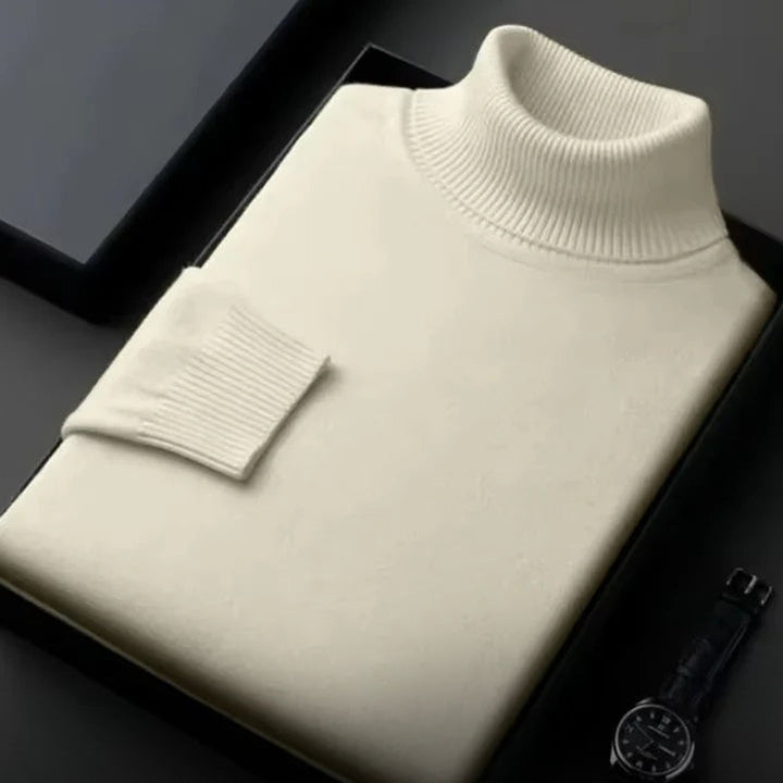 Relaxed Roll-Neck Sweater