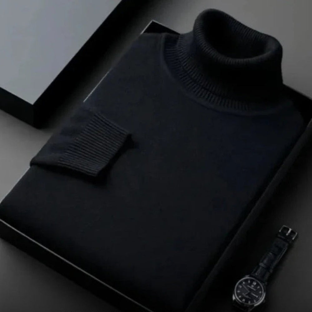 Relaxed Roll-Neck Sweater