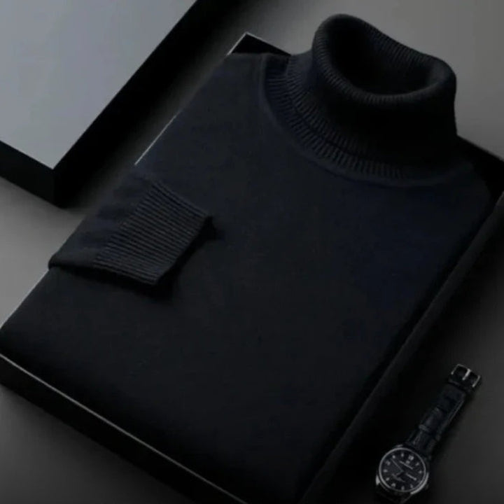 Relaxed Roll-Neck Sweater
