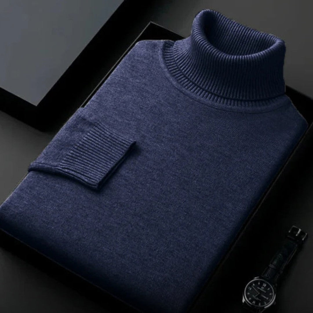 Relaxed Roll-Neck Sweater