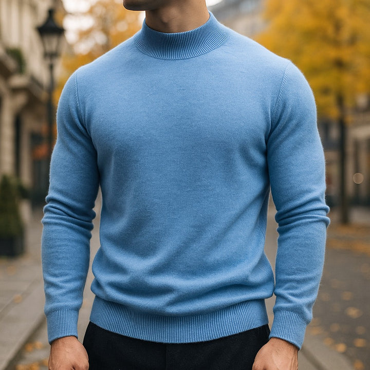 Fine Knit Turtleneck Sweater
