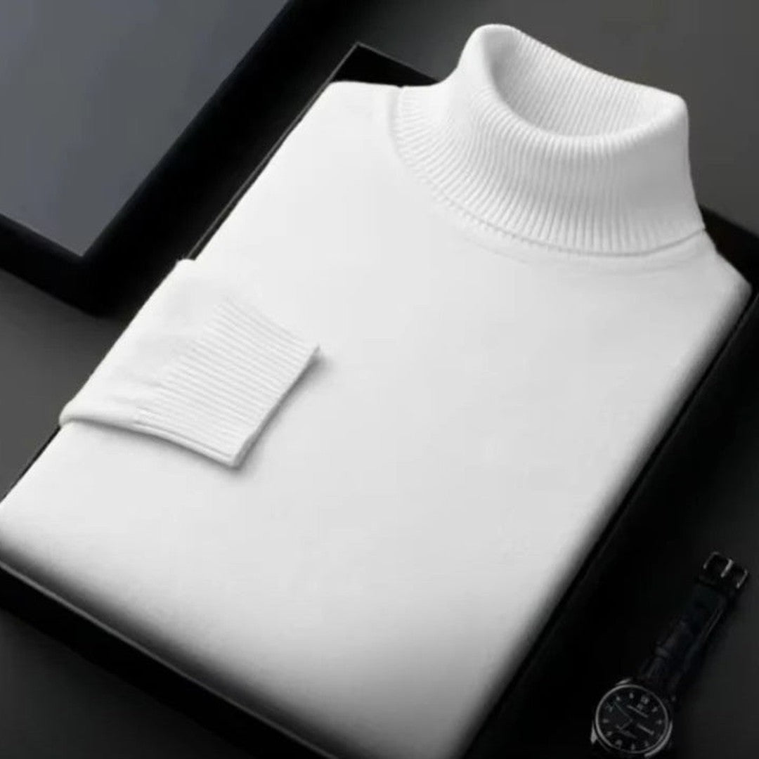 Relaxed Roll-Neck Sweater