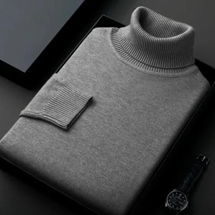 Relaxed Roll-Neck Sweater
