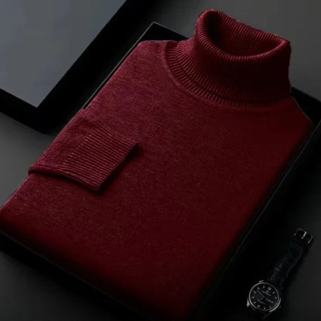 Relaxed Roll-Neck Sweater