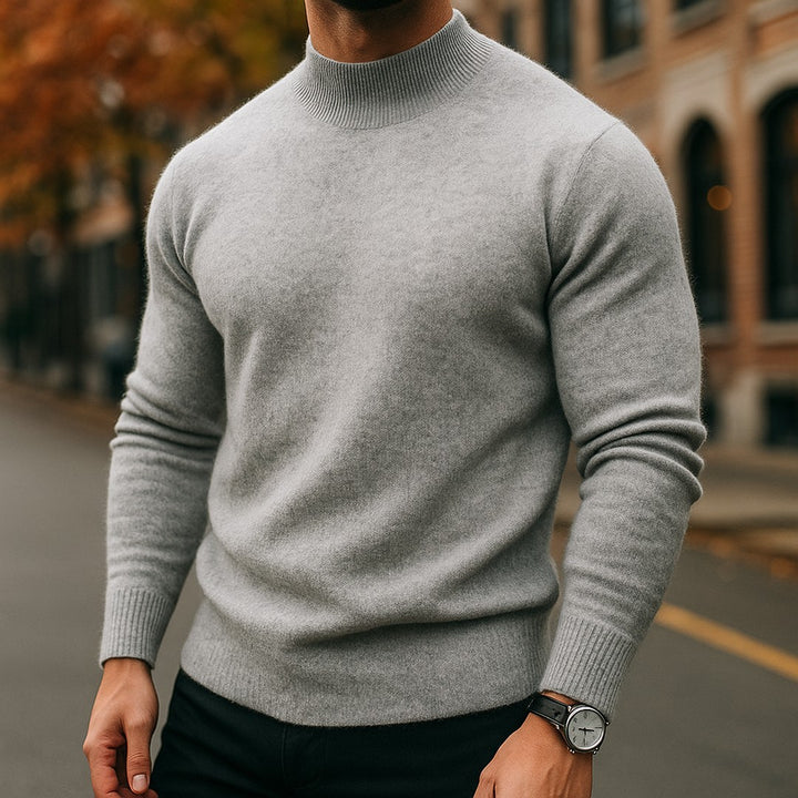 Fine Knit Turtleneck Sweater