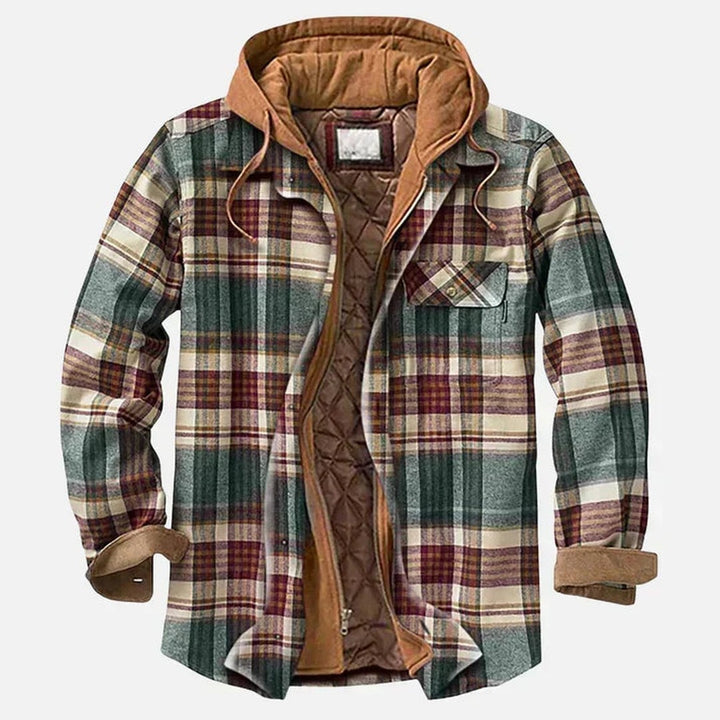 Plaid Flannel Quilted-Lined Shirt Jacket