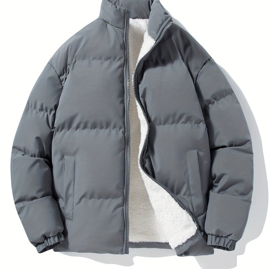Calloway Peak - Puffer Jacket Fleece-Lined Stand Collar