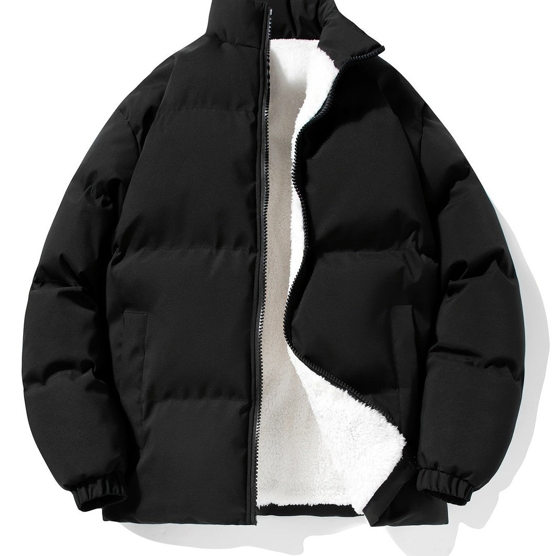 Calloway Peak - Puffer Jacket Fleece-Lined Stand Collar