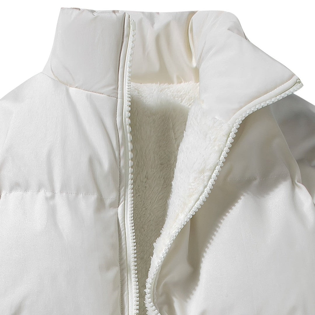 Calloway Peak - Puffer Jacket Fleece-Lined Stand Collar