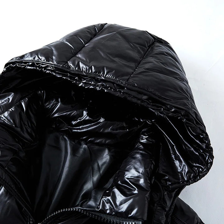 Glossy Quilted Puffer Jacket