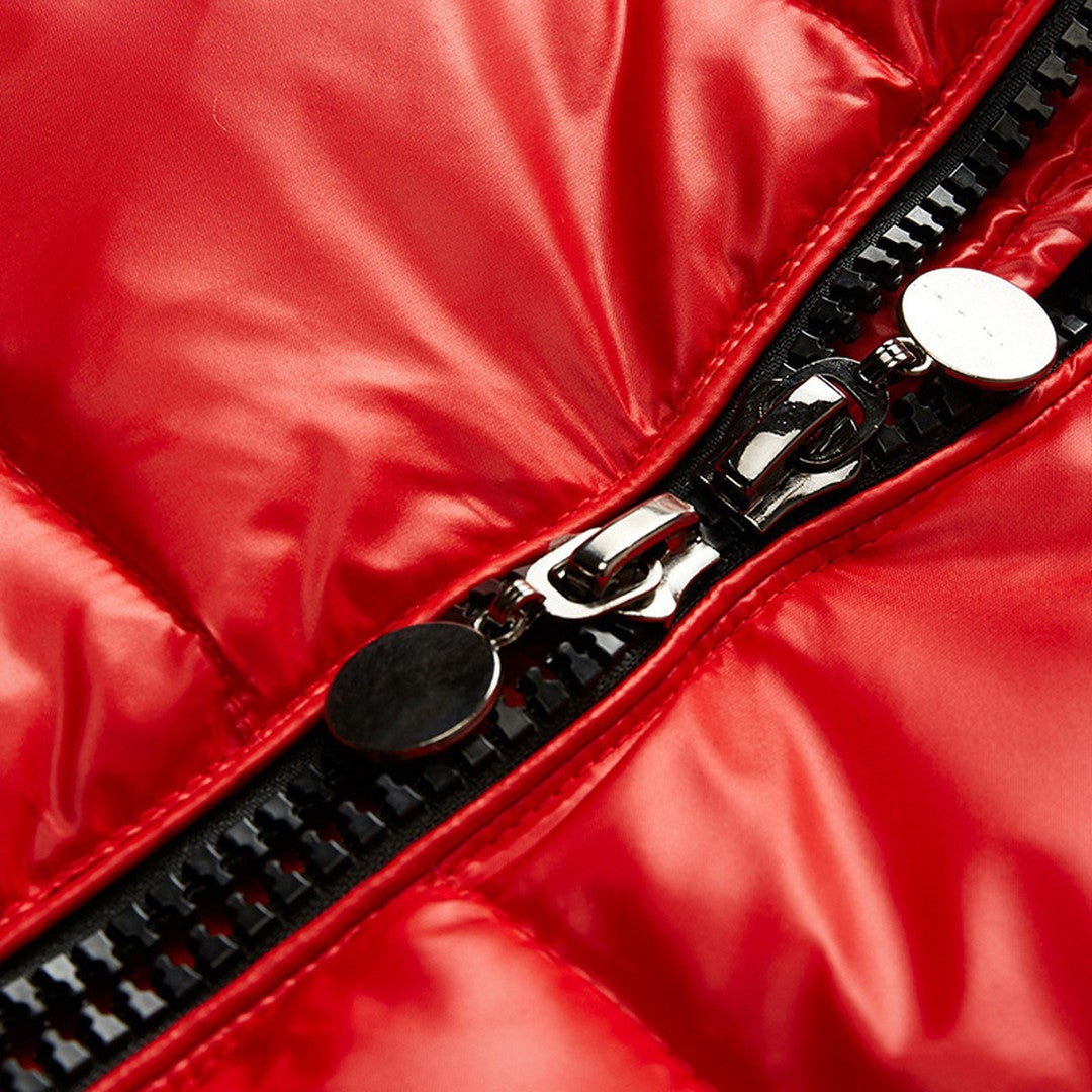 Glossy Quilted Puffer Jacket