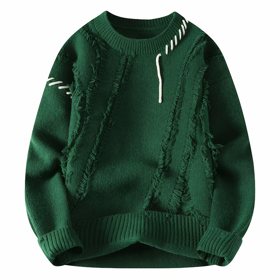 Patchwork Colour-Block Sweater