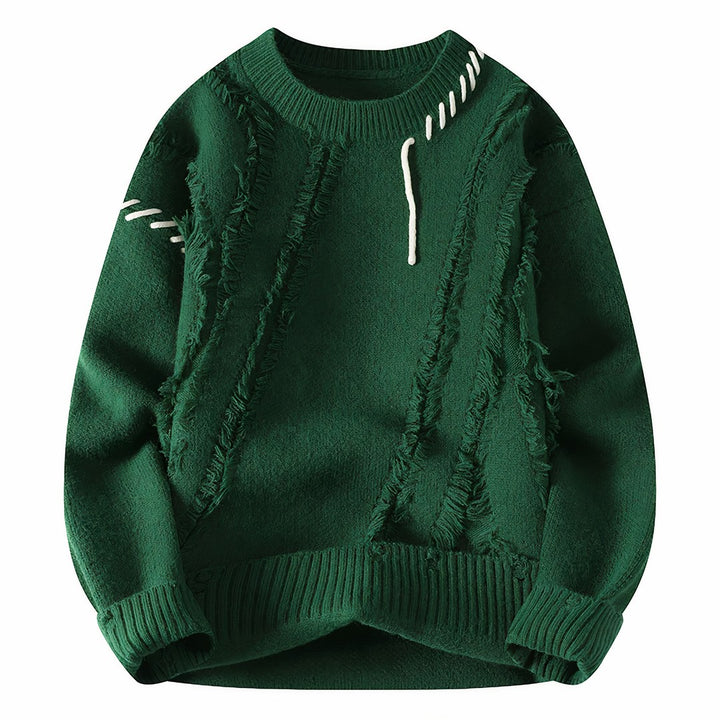 Patchwork Colour-Block Sweater