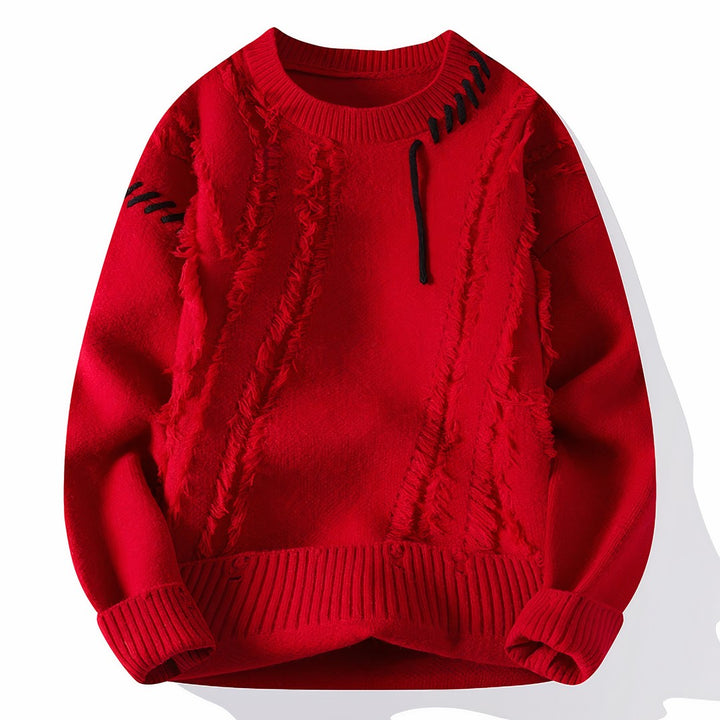 Patchwork Colour-Block Sweater