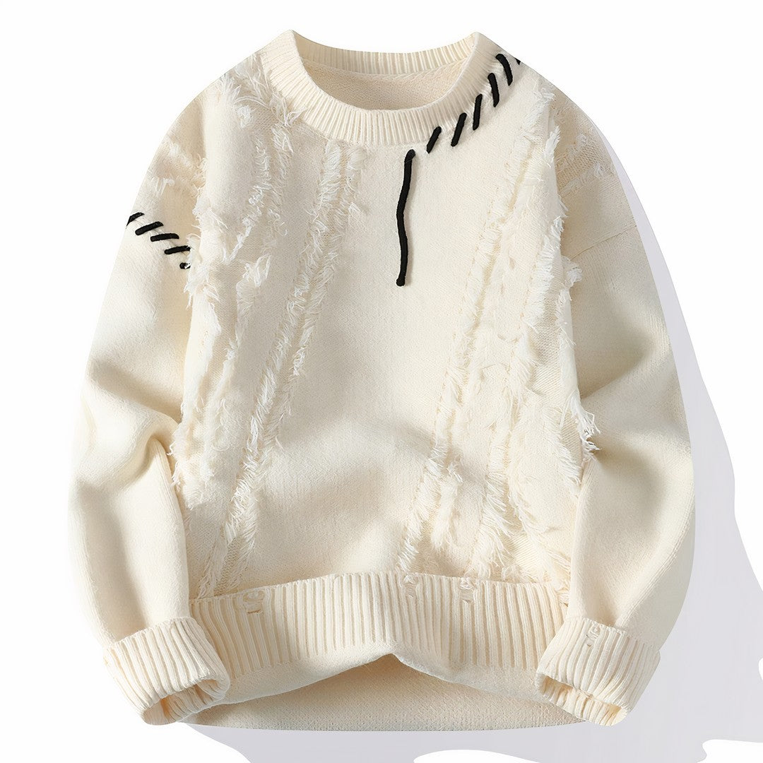 Patchwork Colour-Block Sweater
