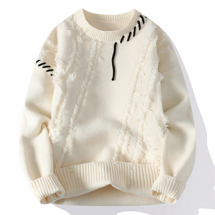 Patchwork Colour-Block Sweater