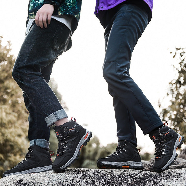 Mid-Height Lace-Up Trail Boots