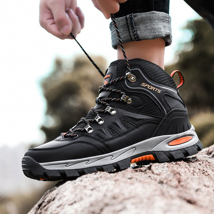 Mid-Height Lace-Up Trail Boots