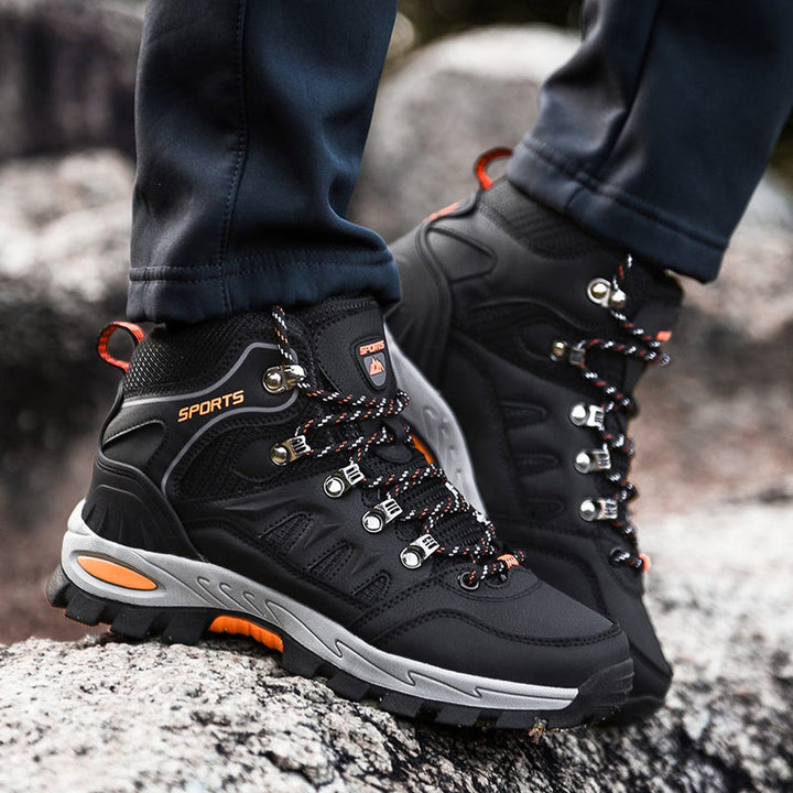 Mid-Height Lace-Up Trail Boots